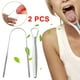 thumbnail image 2 of Tongue Scraper Cleaner for Adults Surgical Grade Professional Eliminate Bad Breath Stainless Steel Metal Tongue Brush Dental Kit, 2 of 3