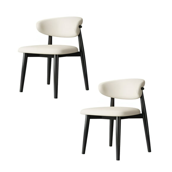 Pack 2 Sillas de Comedor Madera Negro Family By LuBabycas