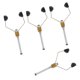 thumbnail image 2 of 4 Uds. Herramientas Para Atar Moscas Materiales De Atado De Moscas De Cerámica Bobinas Soporte De Hilo Negro, 2 of 5