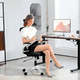 thumbnail image 2 of Silla De Oficina Ergonómica Con Reposacabezas Soporte Lumba, 2 of 9