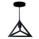 thumbnail image 1 of Lámpara Colgante Comedor Pirámide Metal Negro Soquete E27 Qatar Shop, 1 of 4
