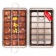 thumbnail image 1 of Molde para brownies SUJUDE 26 × 16 cm antiadherente con 18 cavidades, 1 of 6