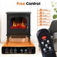 thumbnail image 2 of Chimenea eléctrica independiente Sweetcrispy 3D Flame de 26 pulgadas, 2 of 7