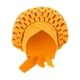 thumbnail image 1 of Turbante Africano Para Mujer, Tocado De Lentejuelas, Pañuelo Para La Cabeza, Cubierta Para El Pelo, Tocado Para Niñas, Amarillo., 1 of 3