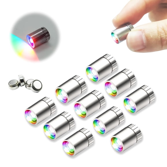 Luces LED SUZEYAR 10 piezas Cambiantes de Color Multicolor Miniatura