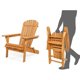 thumbnail image 1 of Silla Terraza Muskoka Madera Plegable Natural, 1 of 4