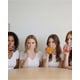 thumbnail image 4 of Set de 4 Vasos de Cristal con Lazo, 4 of 6