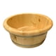 thumbnail image 1 of Baño de pies de madera, bañera de pedicura reutilizable portátil, SPA, lavabo para remojo de pies, bañera para remojo de pies para baño al aire libre,, 1 of 5