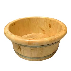 Magideal - Baño De Pies De Madera, Bañera De Pedicura Reutilizable Portátil, Spa, Lavabo Para Remojo De Pies, Bañera Para Remojo De Pies Para Baño Al Aire Libre,