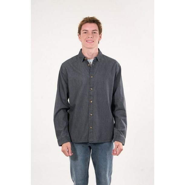 Camisa Manga Larga Denim Procesada Wi5304