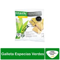 Snack Adventure - Pack 25 Un Galletas Especies Verdes Sin Gluten