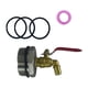 thumbnail image 1 of Conos de cañón de 55 galones, rosca de 2 pulgadas, hardware con sellos, adaptador de barril de aceite, sin filtración, piezas de reemplazo, toque de b, 1 of 5