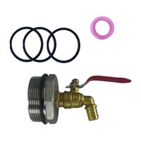 Magideal - Conos De Cañón De 55 Galones, Rosca De 2 Pulgadas, Hardware Con Sellos, Adaptador De Barril De Aceite, Sin Filtración, Piezas De Reemplazo, Toque De B