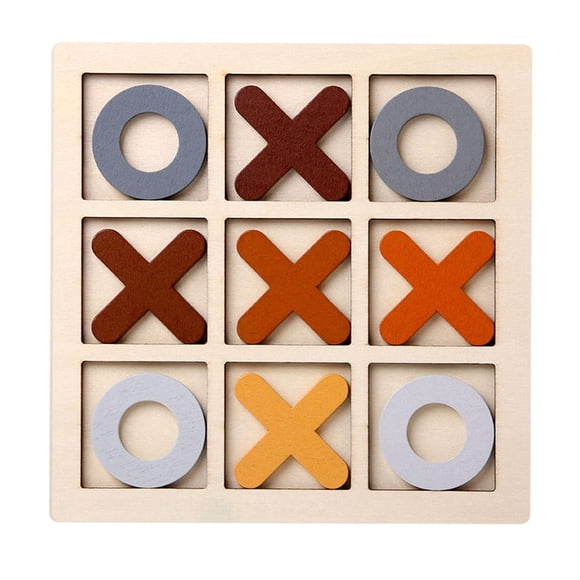 Tic TAC Toe Juego De Mesa XO Juego De Mesa De Ajedrez Para Niños Adultos Interior Al Aire Libre Café