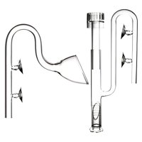 Ioensy - Clear Aquarium Lily Pipe Inflow Outflow Skimmer Filtro De Tanque De Agua 17 Mm