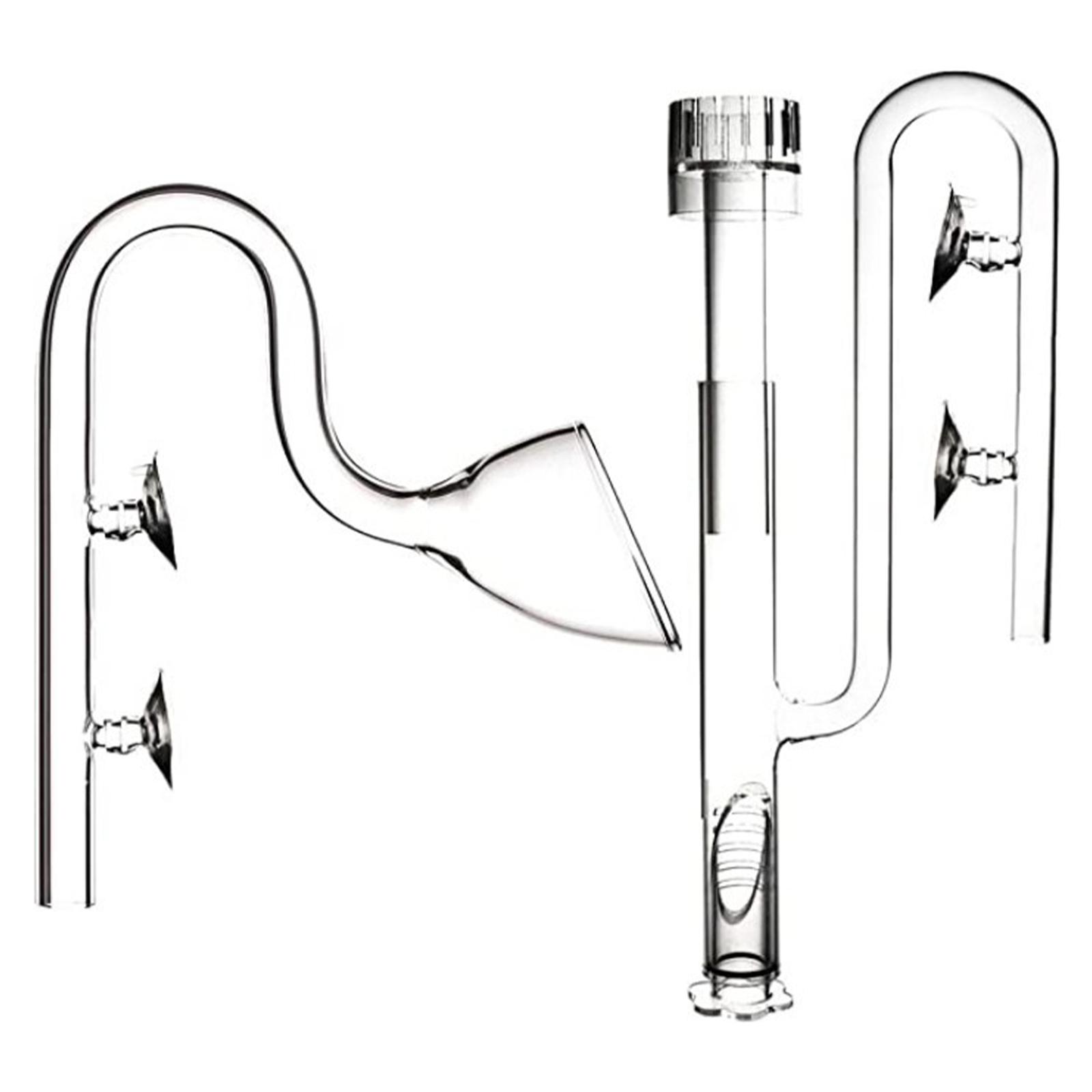 Ioensy - Clear Aquarium Lily Pipe Inflow Outflow Skimmer Filtro De Tanque De Agua 17 Mm