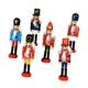 thumbnail image 5 of 6 Figuras De Cascanueces De Madera Para Colgar En Navidad Con Capa Azul, 5 of 5