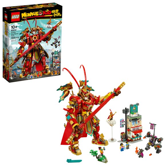Kit de construcción de juguetes LEGO Monkie Kid Monkey King Warrior Mech