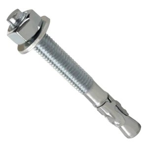 Metalfer - Perno Anclaje Con Cuña 1/4 X 2 1/4 Zincado Pack De 10 Und