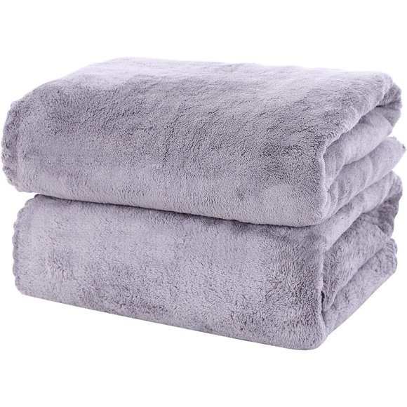 MOONQUEEN Set de 2 toallas de baño premium de microfibra, secado rápido