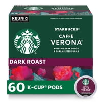 Cápsulas De Café Starbucks Caffè Verona Dark Roast 60 Keurig