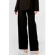 thumbnail image 2 of Conjunto Semiformal De Blazer Holgado De Manga Larga Con Botones Y Pantalones Anchos Tejido Elástico De Lujo Color Negro (para Mujer), 2 of 5