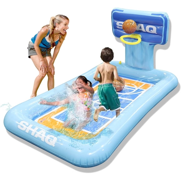Piscina rociadora de básquet Shaq de PVC con aro incorporado
