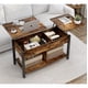 thumbnail image 3 of Mesa De Centro Elevable De Madera Para Sala Con Estante, 3 of 8