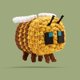 thumbnail image 2 of Kit de Crochet The Woobles Minecraft Abeja para Principiantes, 2 of 8