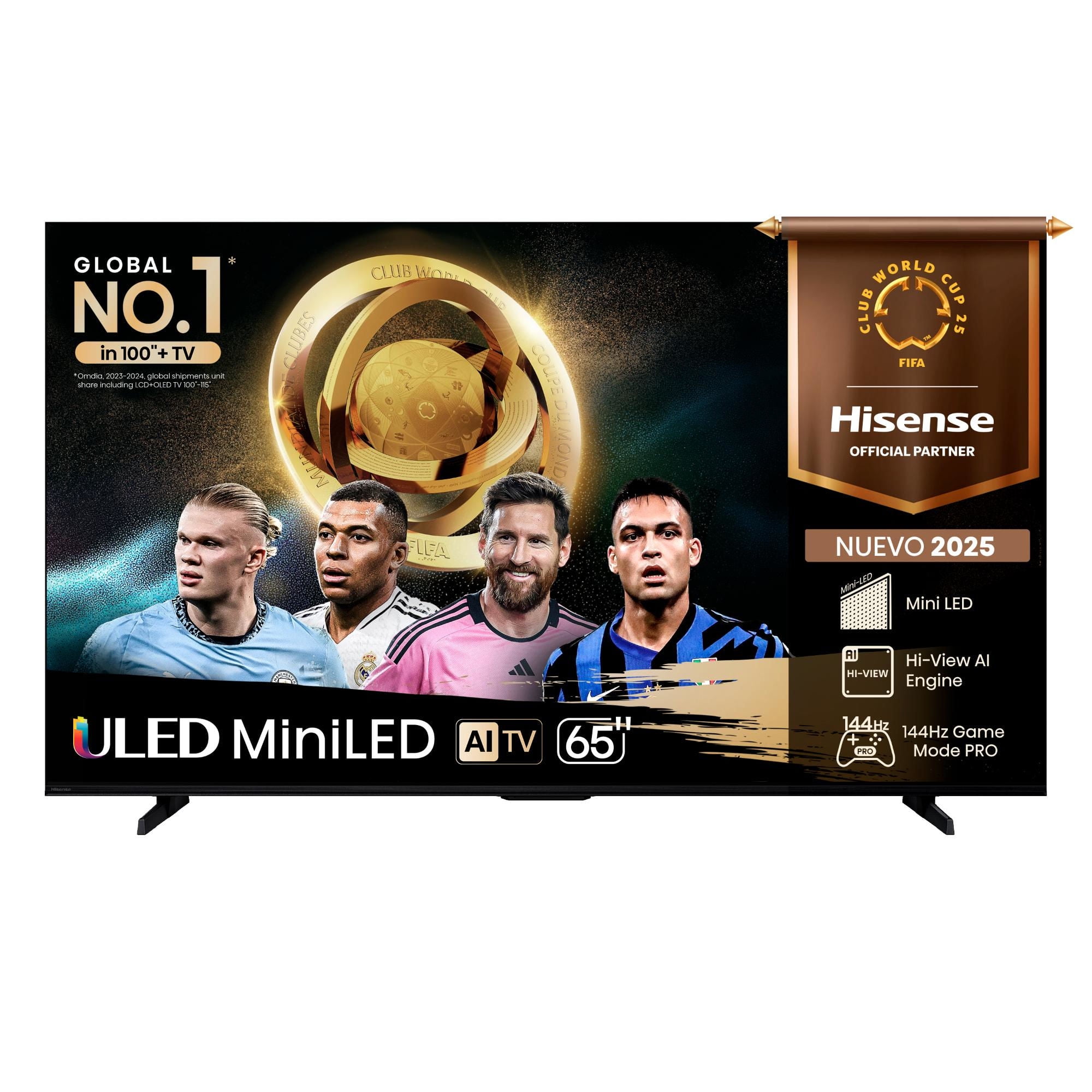 Televisor 65"" Mini Led 4K Uhd 65U7Qg Smart Tv Hisense