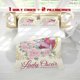 thumbnail image 1 of 3pcs Versailles Rose Print Three Piece Bedding Set Soft Quilt Cover And Two Pillowcases, 1 of 5