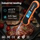 thumbnail image 2 of Termómetro de Carne Digital ThermoMonster Lectura Instantánea Naranja, 2 of 9