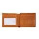 thumbnail image 4 of Cartera BREED Locke de piel auténtica con doble pliegue, naranja, 4 of 4