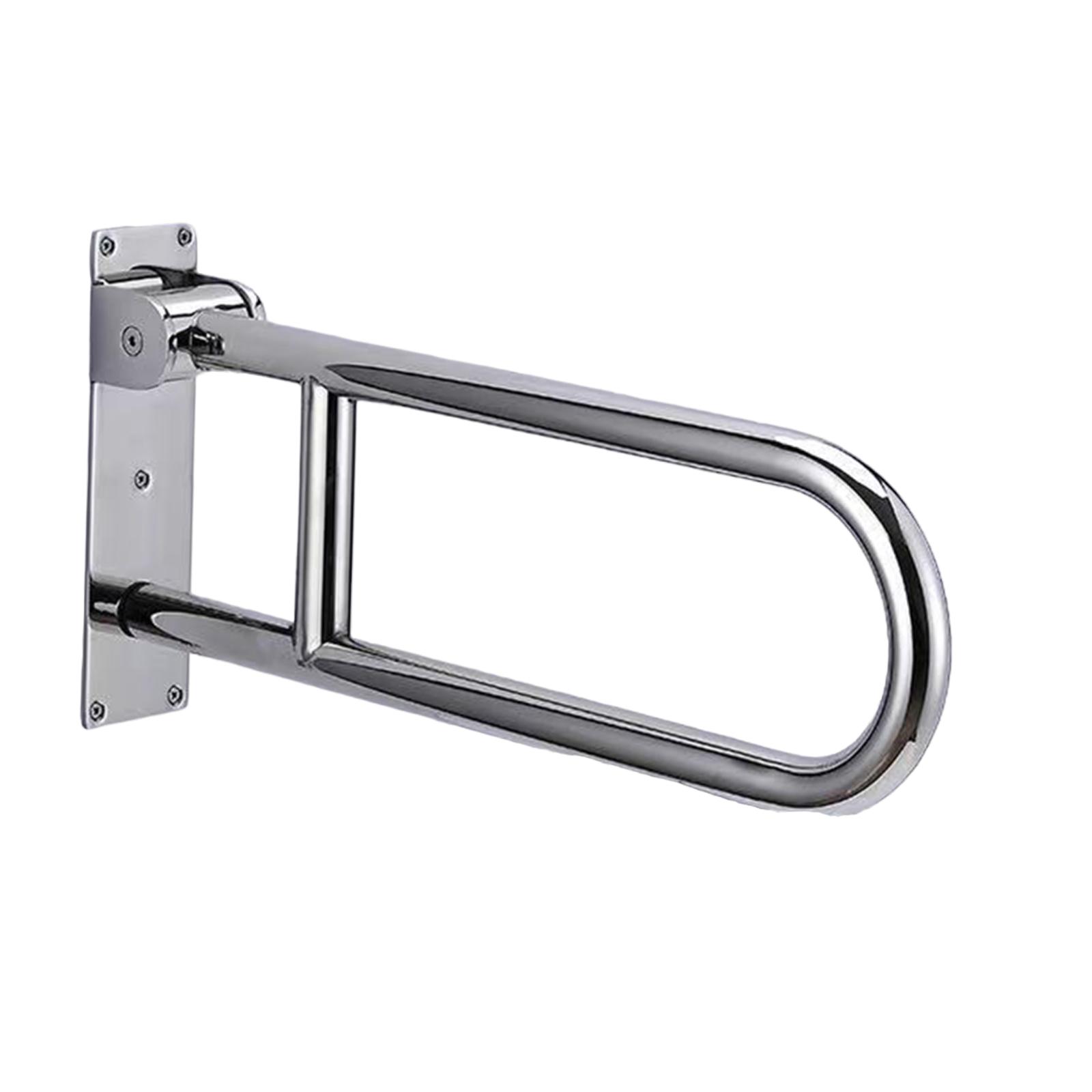 Ioensy - Barra De Apoyo Para Inodoro, Pasamanos Para Baño, Agarraderas Para Discapacitados, Inodoro Plegable De 70 Cm