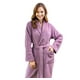 thumbnail image 2 of Bata de Baño Turco Adulto Unisex Morado Talla M, 2 of 3