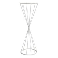 Genérico - Mesa Auxiliar Centro Cruzada Forma Reloj Arena Funcional Jhn