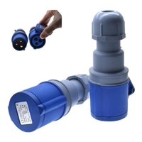 Genérica - Set Enchufe Industrial Macho Y Hembra 3Pines 16A