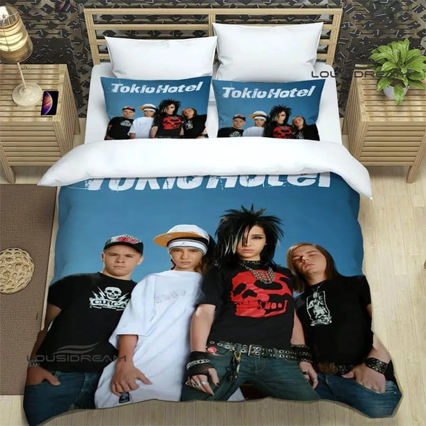 Tokio Hotel band printed Bedding Sets exquisite bed supplies set duvet cover bed comforter set bedding set luxury Birthday Gift Bed Sheets