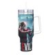 thumbnail image 2 of Resident Evil Vaso aislado de acero inoxidable con asa, diseño temático, regalo para familia, amigos y fans; incluye pajita y encaja en el portavasos estándar, 40 oz, 2 of 6