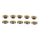 thumbnail image 2 of 5 Pares 9Pin RS232 DB9 Adaptador En Serie Acoplador Conector De Género Macho / Hembra, 2 of 5
