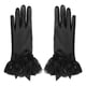 thumbnail image 1 of Guantes de encaje para mujer, guantes de disfraces, multifunción, elegante lazo, decoración, guantes de novia para cena festiva, fiesta, Cosplay, , Negro, 1 of 5