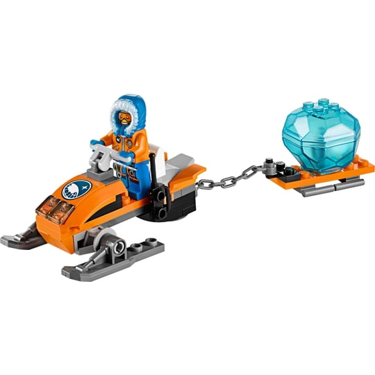 Lego City Moto De Nieve Ártica 60032 Juego De Construcción