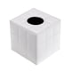 thumbnail image 2 of Caja Cuadrada Para Pañuelos, Caja Dispensadora De Pañuelos Para Escritorio De Oficina, Coche, Sala De Estar, Color Blanco, 2 of 3