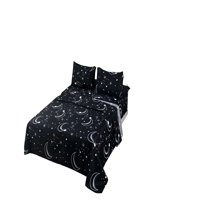 Genérico - Set De Sabanas 100% Algodon 1 Plaza Negro C1