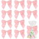 thumbnail image 1 of Lazos de cinta satinada AIMUDI rosa baby de 4.5 pulgadas, 1 of 3