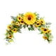 thumbnail image 3 of Guirnalda De Flores De Arco De Botín De Girasoles De 23 Pulgadas Para Decoración De Dintel Interior Del Hogar, 3 of 5