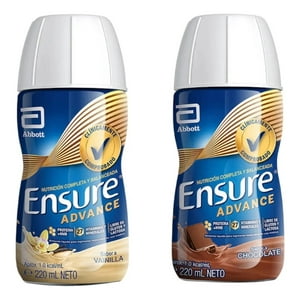 Abbott Ensure Adv Vainilla 220Ml Y Chocolate 220Ml