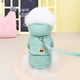 thumbnail image 4 of Suéteres para perros pequeños, sudaderas de forro polar para gatos, suéteres cálidos para cachorros de primavera e invierno, suéteres para mascotas (verde), 4 of 7