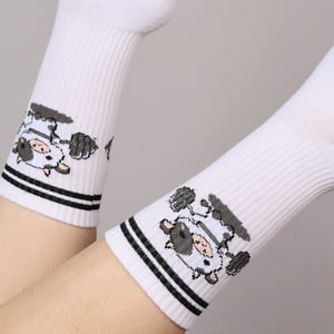 Flix Spa - Calceta Mujer Gym Cow - Md14