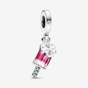 Dije Pandora Paleta Con Chispas Plata Esterlina Multicolor